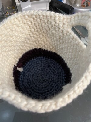 Hand Crocheted Nesting Baskets - image6